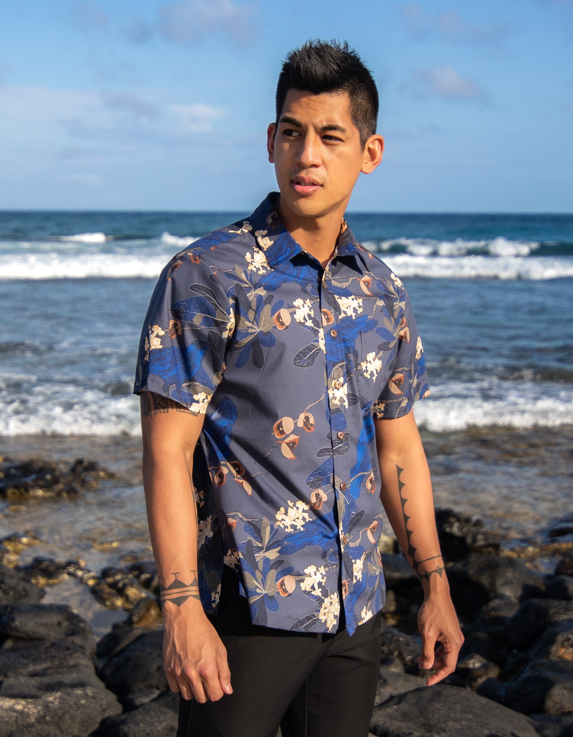 Hō‘awa & The ‘Alalā Aloha Shirt — David Shepard